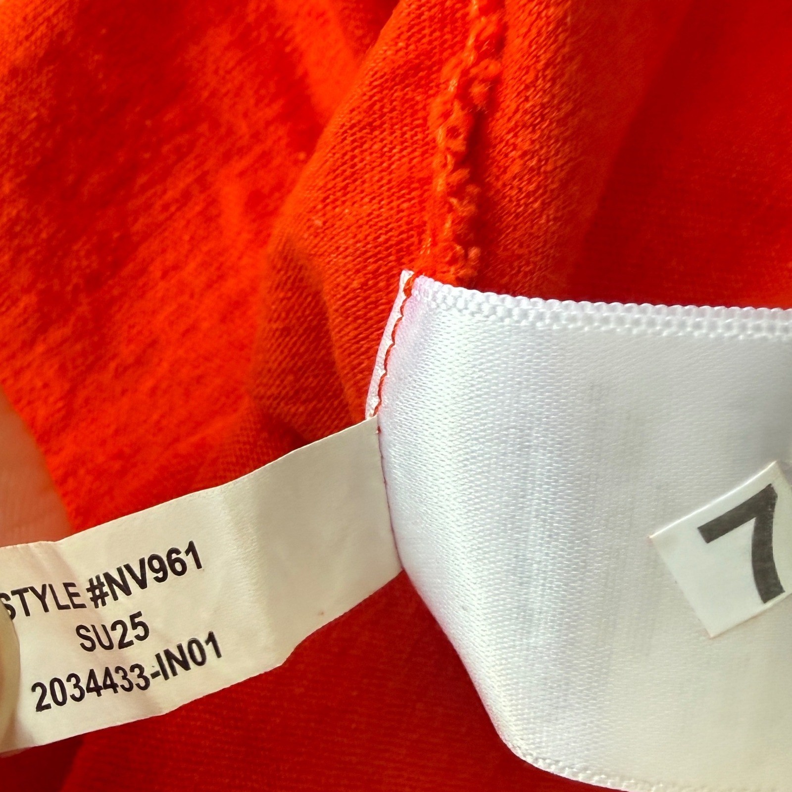 Madewell bubble tee red NWT XS