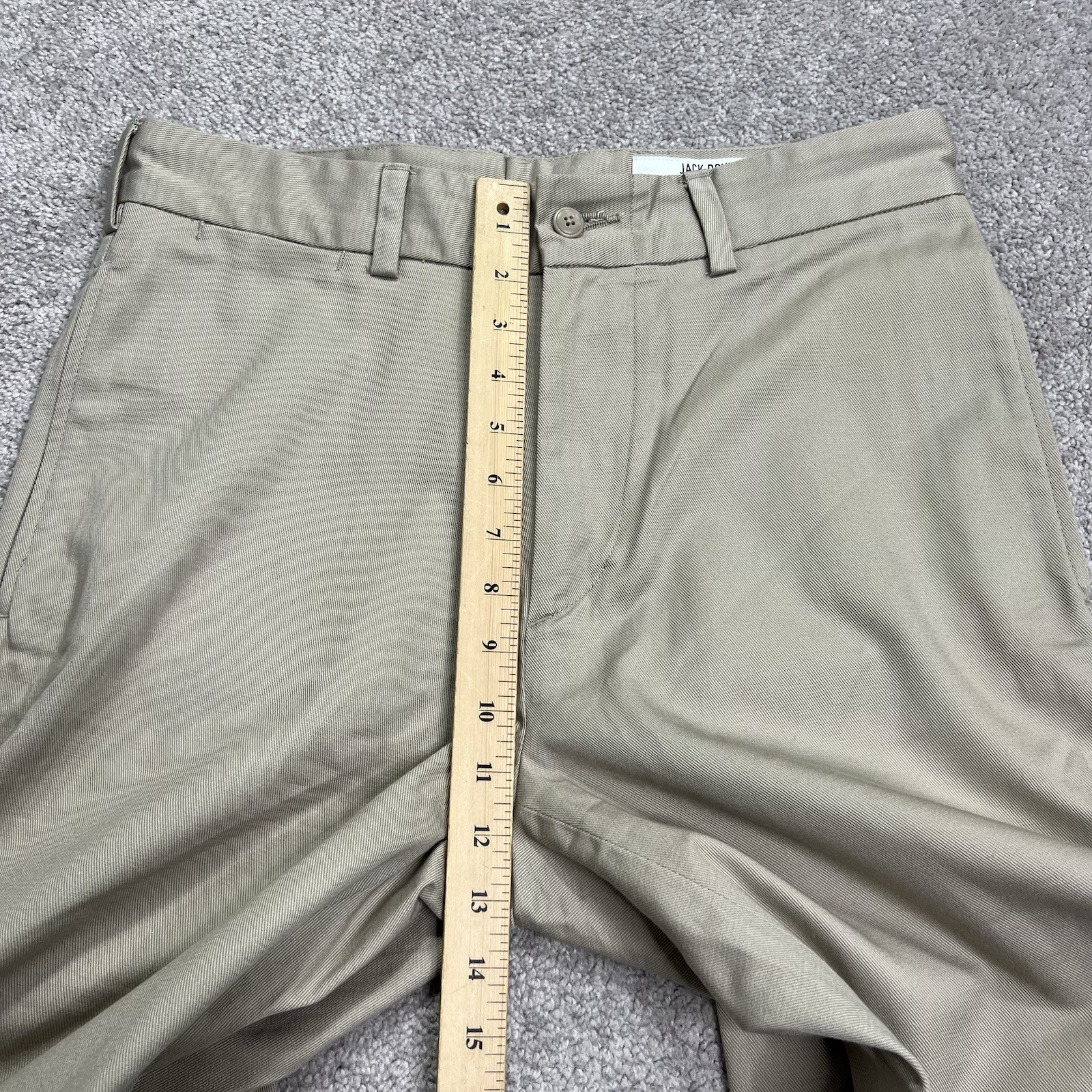Jack Donnelly M3 Twill Khaki Chino Pants Mens 32 Made In USA Unhemmed 39” NWOT
