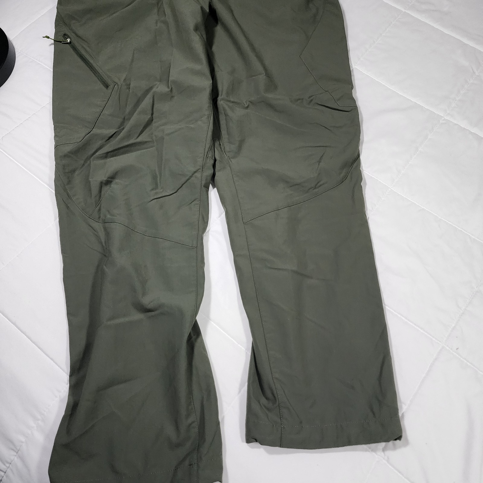 Patagonia RPS Rock Pants Men’s 38 Green Climbing Hiking Nylon Poly Zipper Pocket