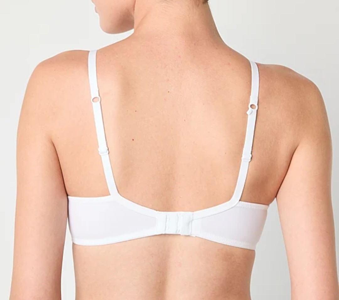 Arizona Body Cloud Kissed Push-Up Underwire Bra White 32B Convertible Racerback
