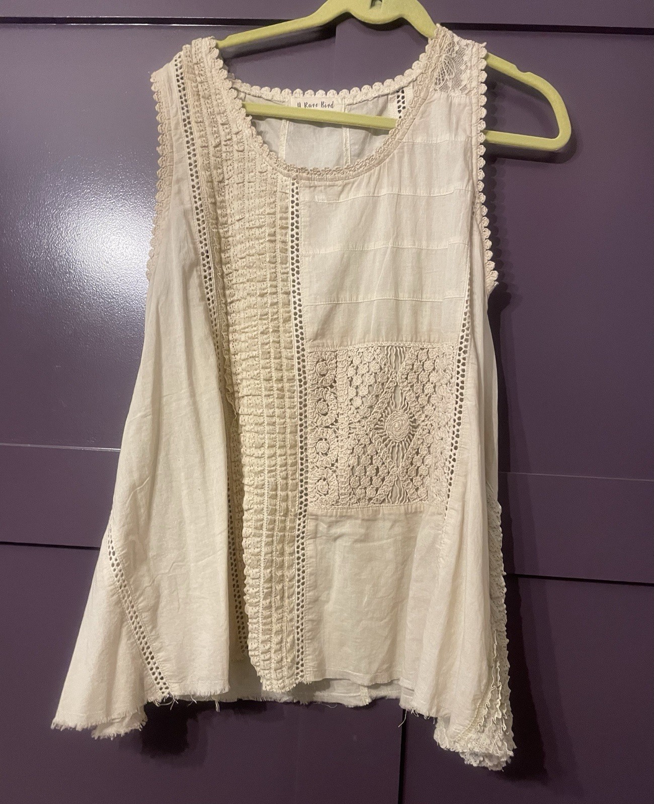 A Rare Bird Vintage Cream Cami-size Small/medium