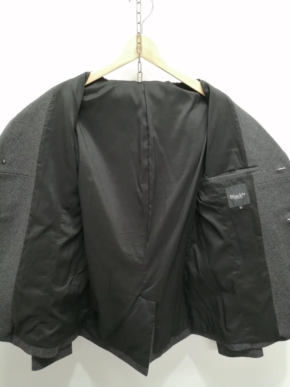 BLACK BY VANQUISH Chester Coat D-GRY L Used