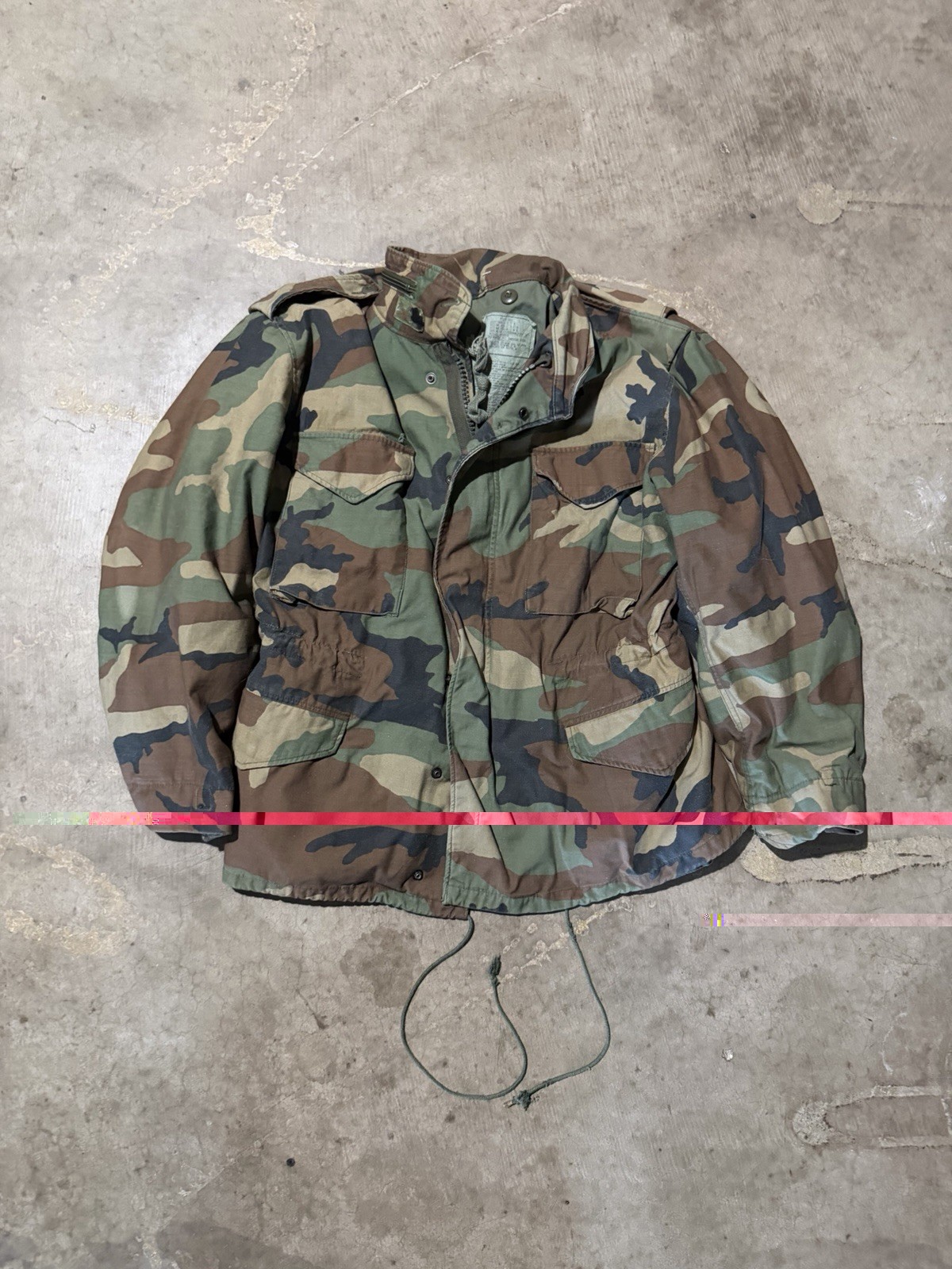 1986 DLA M65 Woodland Jacket Size L