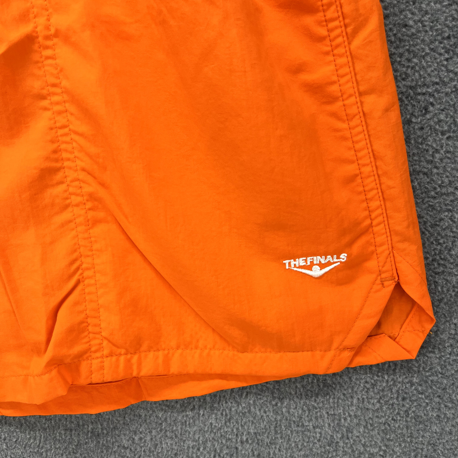 The Finals Shorts Mens 3XL Orange Trunk Deck with Back Pocket Swimwear