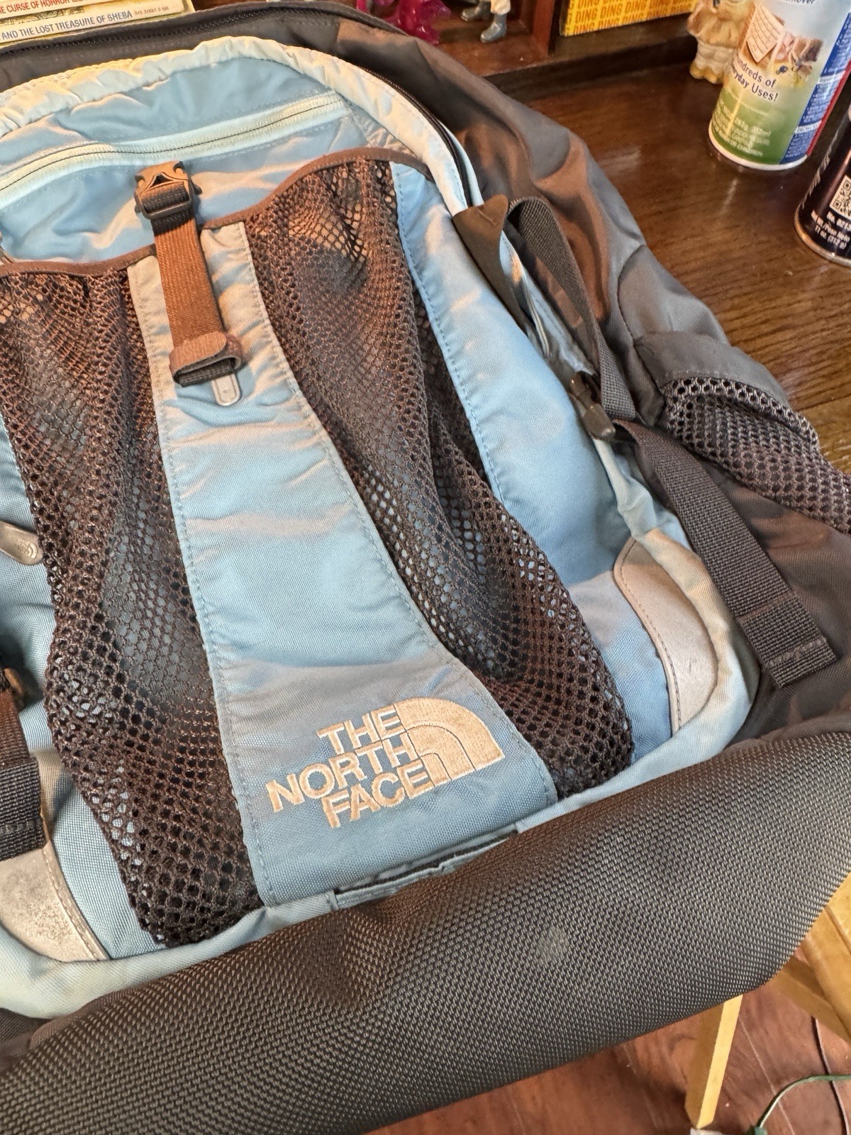 The North Face Recon Blue Hiking School Laptop Computer Book Bag Backpack