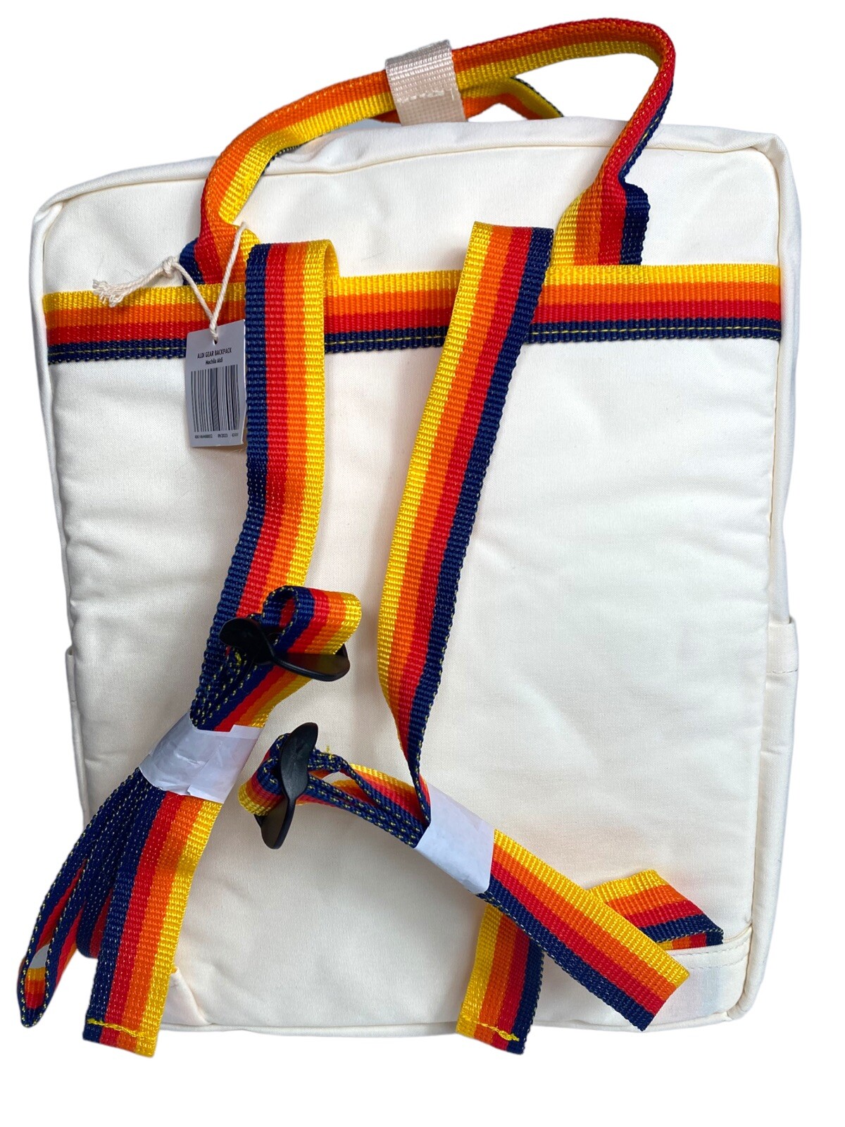 ALDI Gear Backpack Cream Rainbow 09/2023 Release Padded Laptop Inner Sleeve NEW