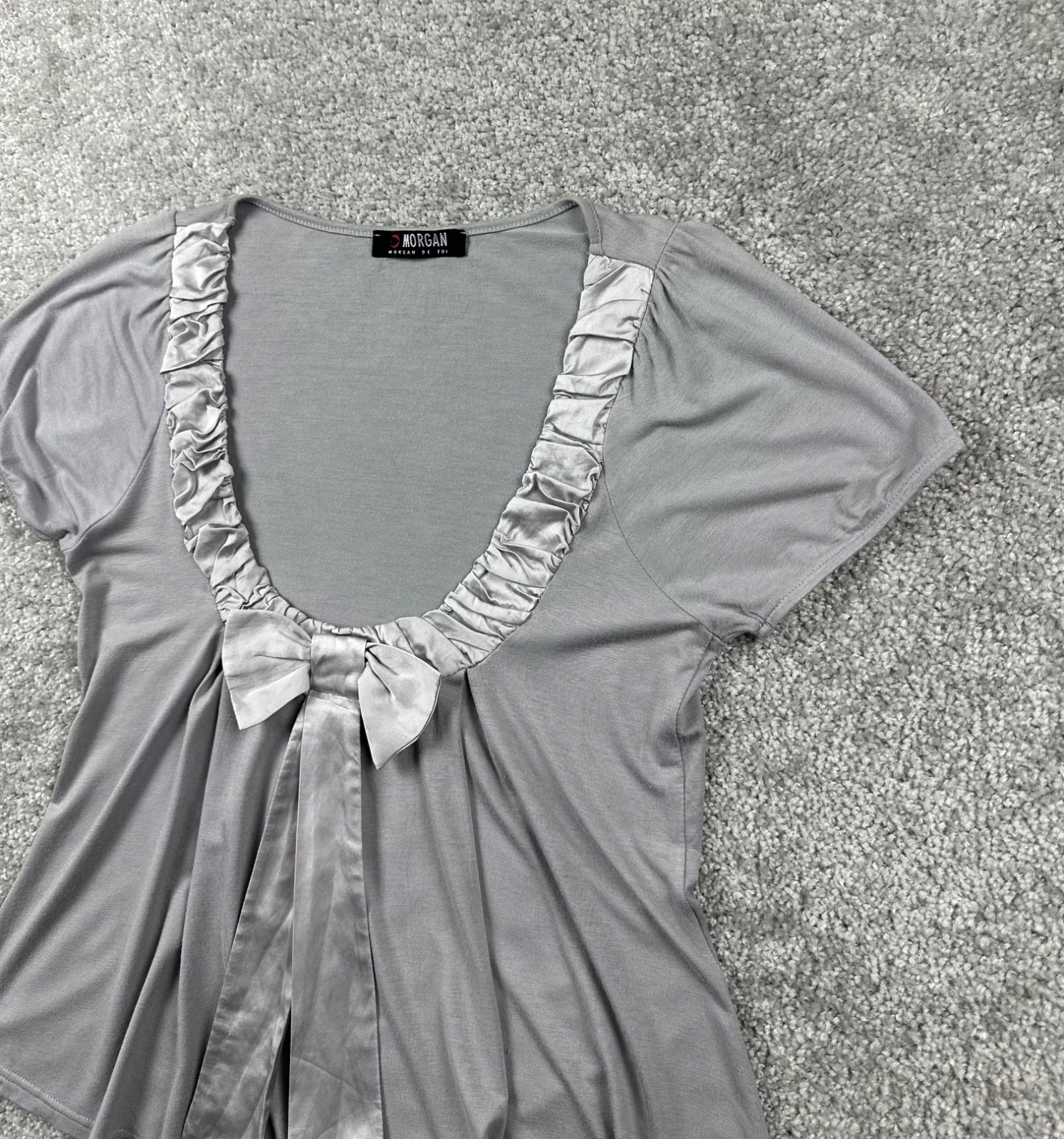 Morgan De Toi Blouse Women’s Approx. XS Y2K Avant Garde Vintage 90s Top
