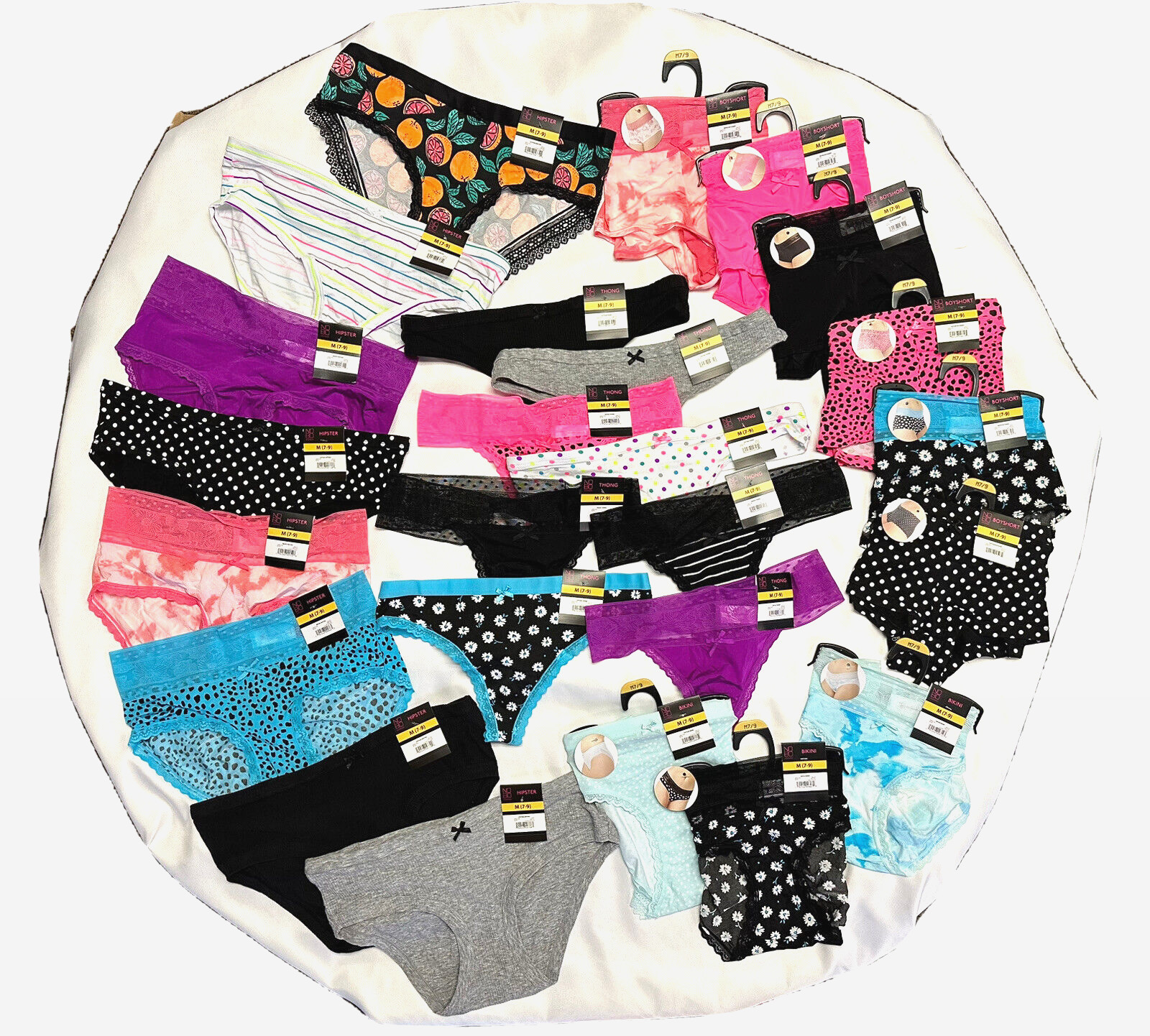 Women’s No Boundaries Undies NEW! Sizes XS-XXXL Style BOYSHORTS