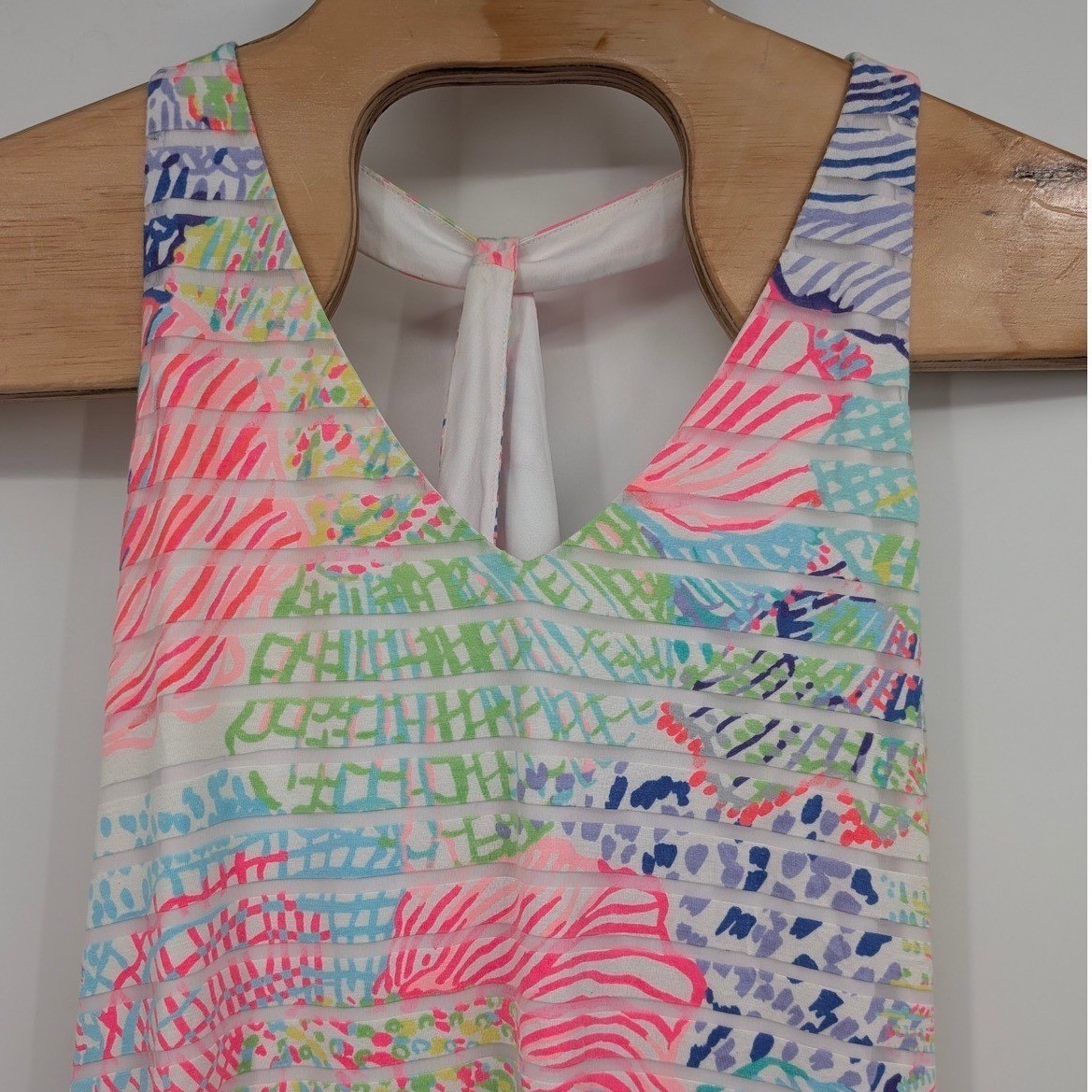 Lilly Pulitzer Montego Swing Dress Roar of the Seas Pink Sleeveless Women’s L