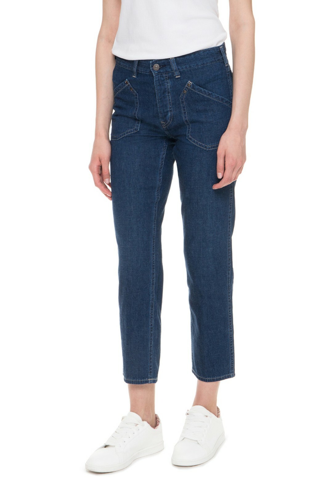 Polo Ralph Lauren Womens Sz 31R Cropped High Waist Jeans Classic Pockets $228*