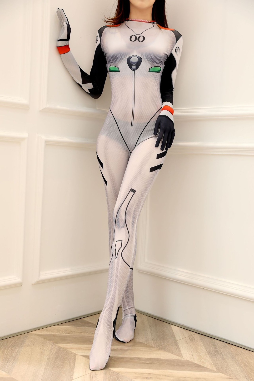 EVA Neon Genesis Evangelion Asuka Ayanami Rei Bodysuit Jumpsuit Cosplay Costume