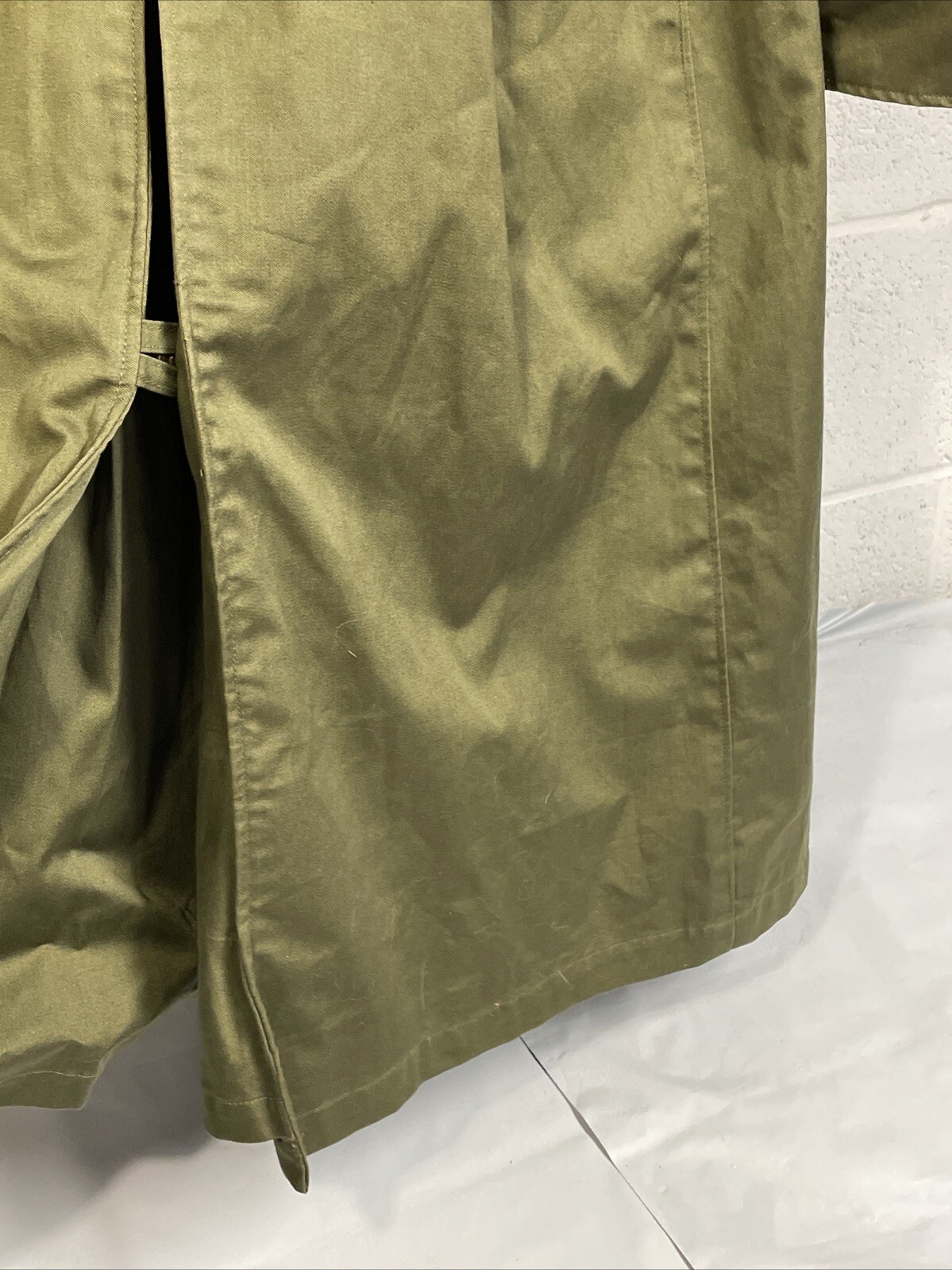 1953 Korean War US Army Winter Great Coat Lining OG-107 Overcoat Cotton Small