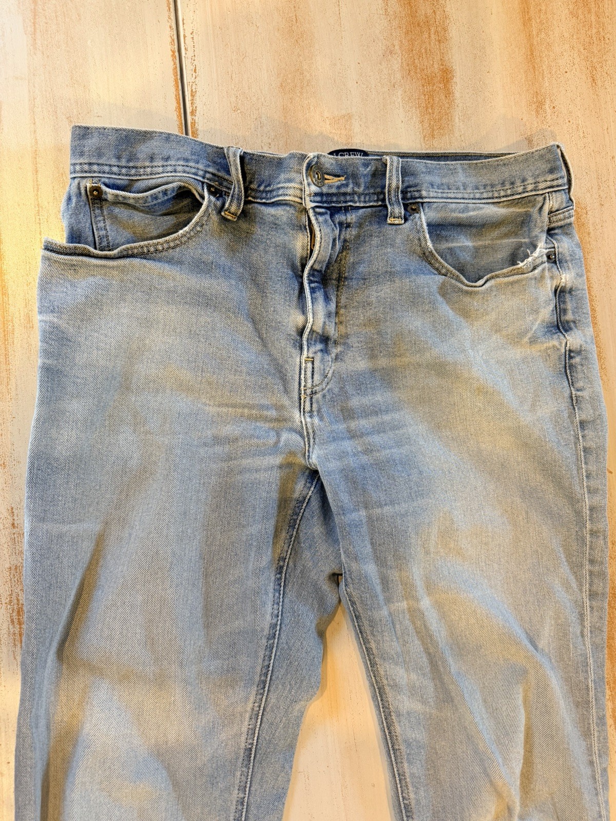 J.Crew The Sutton Jeans Mens 32×34 Blue Denim Straight Leg Medium Wash Classic