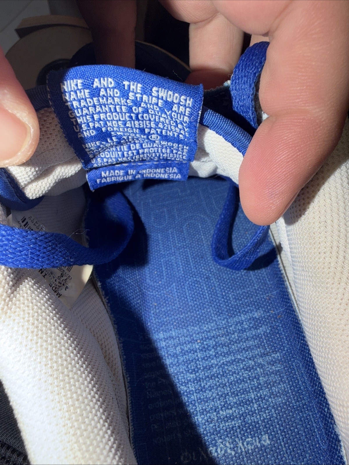 Nike Air Force 1 Premium ’07 Blue DIAMOND PHILLY Size 7.5 315122-441. !!!!