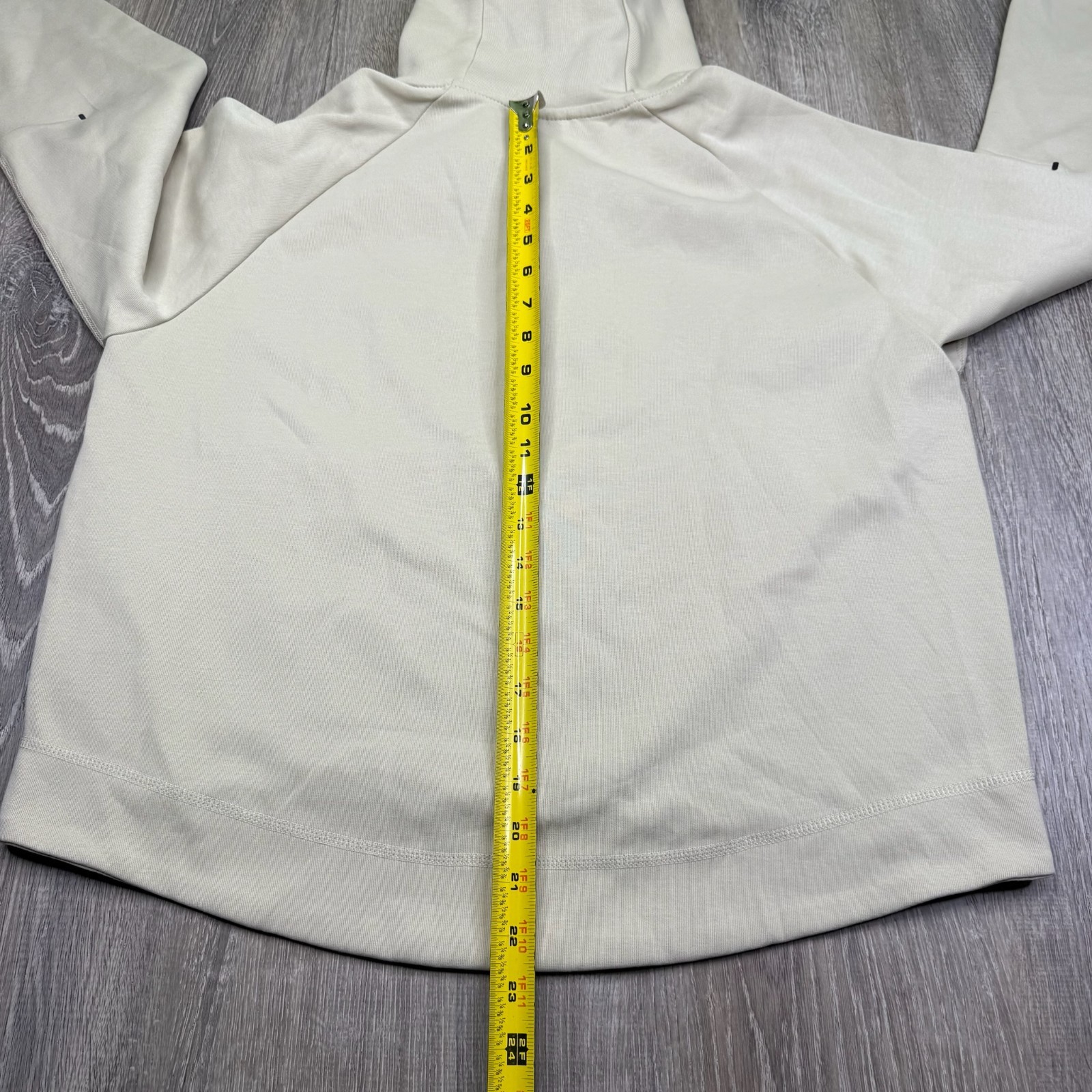 NWT Nike Sportswear Womens Beige Tech Fleece Windrunner Full Zip Hoodie Size M