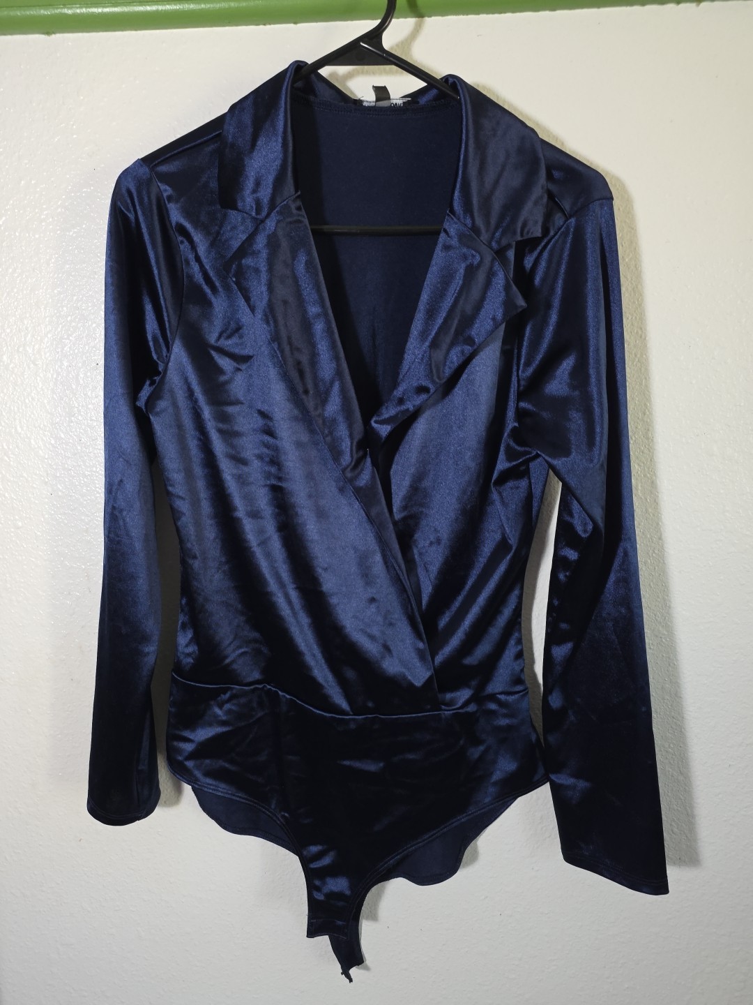 Ladies’ sz XL Bodysuit NWOT Fast Fashion Classy Dressy Work Layer Dark Moody