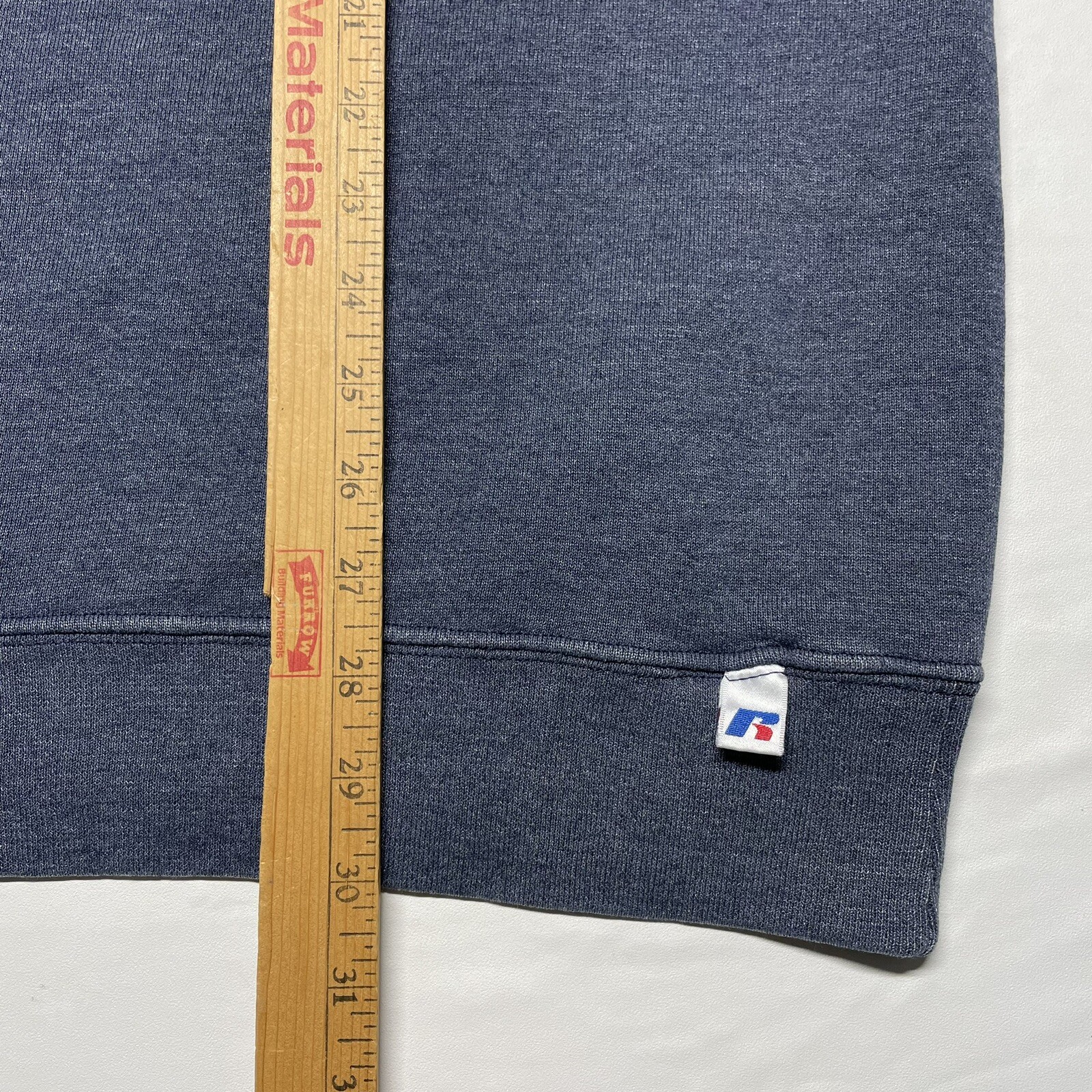 Vintage Russell Athletic Sweatshirt Mens XL Gray Solid Pullover Hipster Crewneck