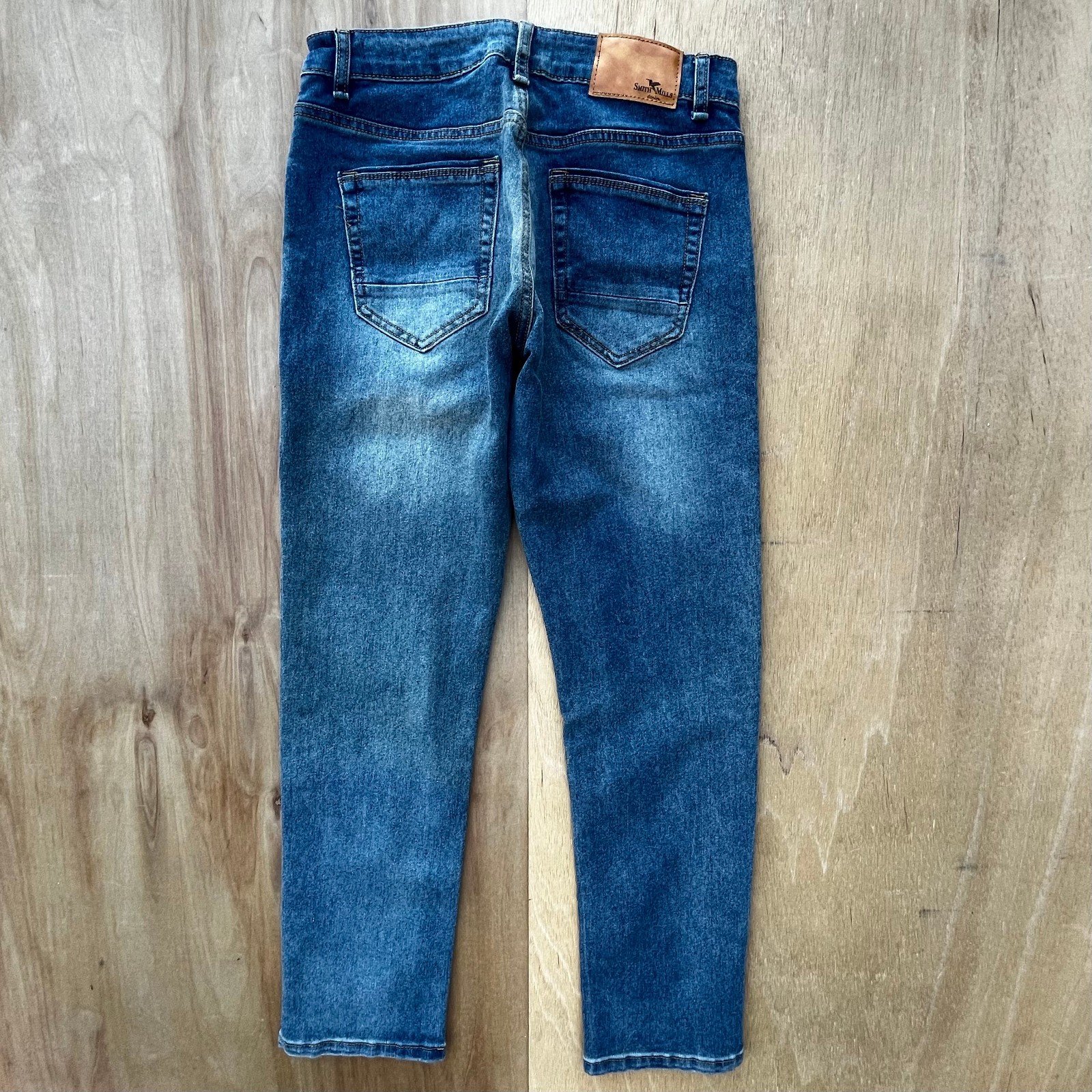 SMITH & MILLS TAILORED FIT STRAIGHT LEG MEN’S JEANS sz 30W X 29L Stretch Denim