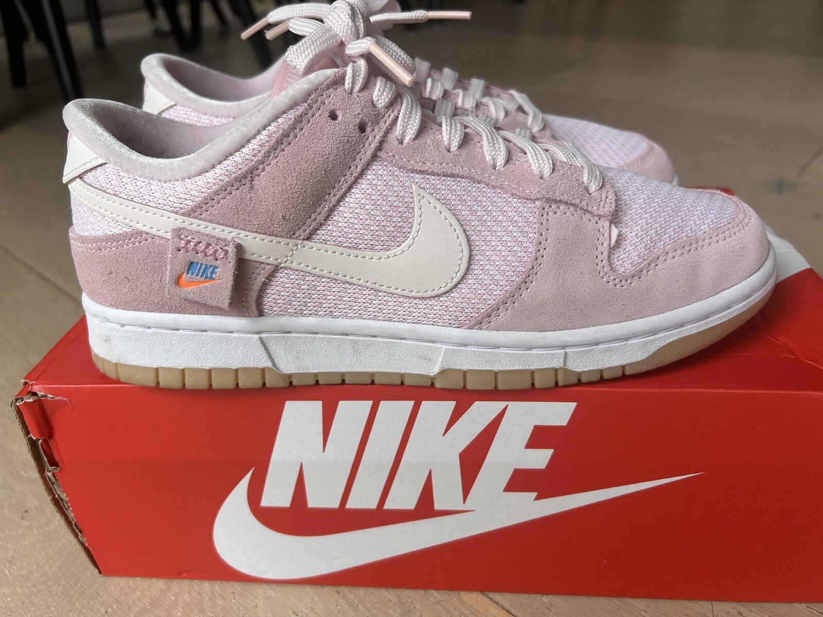 NEW with box! Nike Dunk Low Teddy Bear US 9.5W / EU 40 / UK 7.5 Light Pink 2022