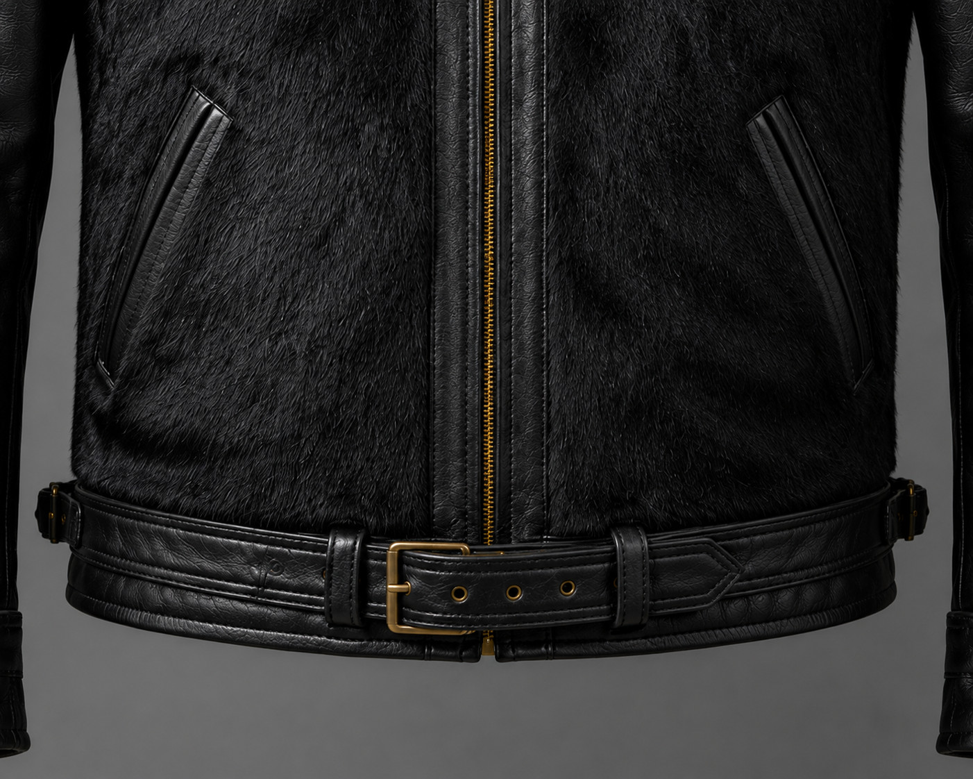 Men’s Genuine Cowhide Leather Jacket – Western Cowboy – Fashion Biker Coat