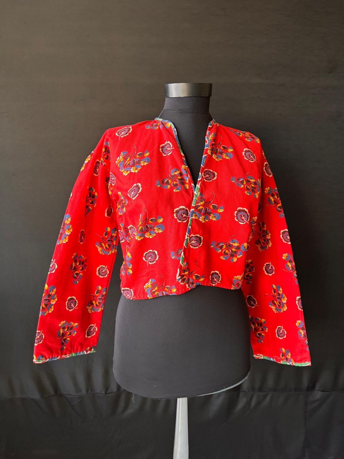 Hand-Sewn Anatolian Cepken from the Old Ottoman Period kaftan