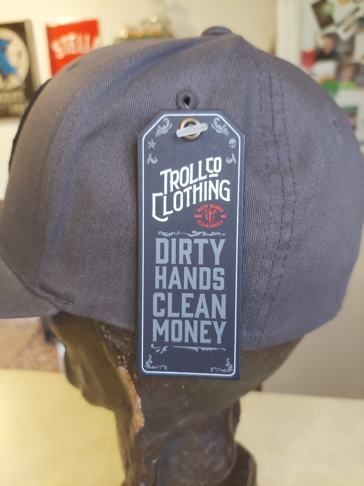 Dirty Hands Clean Money Mr Fix It Troll Co Snapback Ball Cap Plumber Mechanic