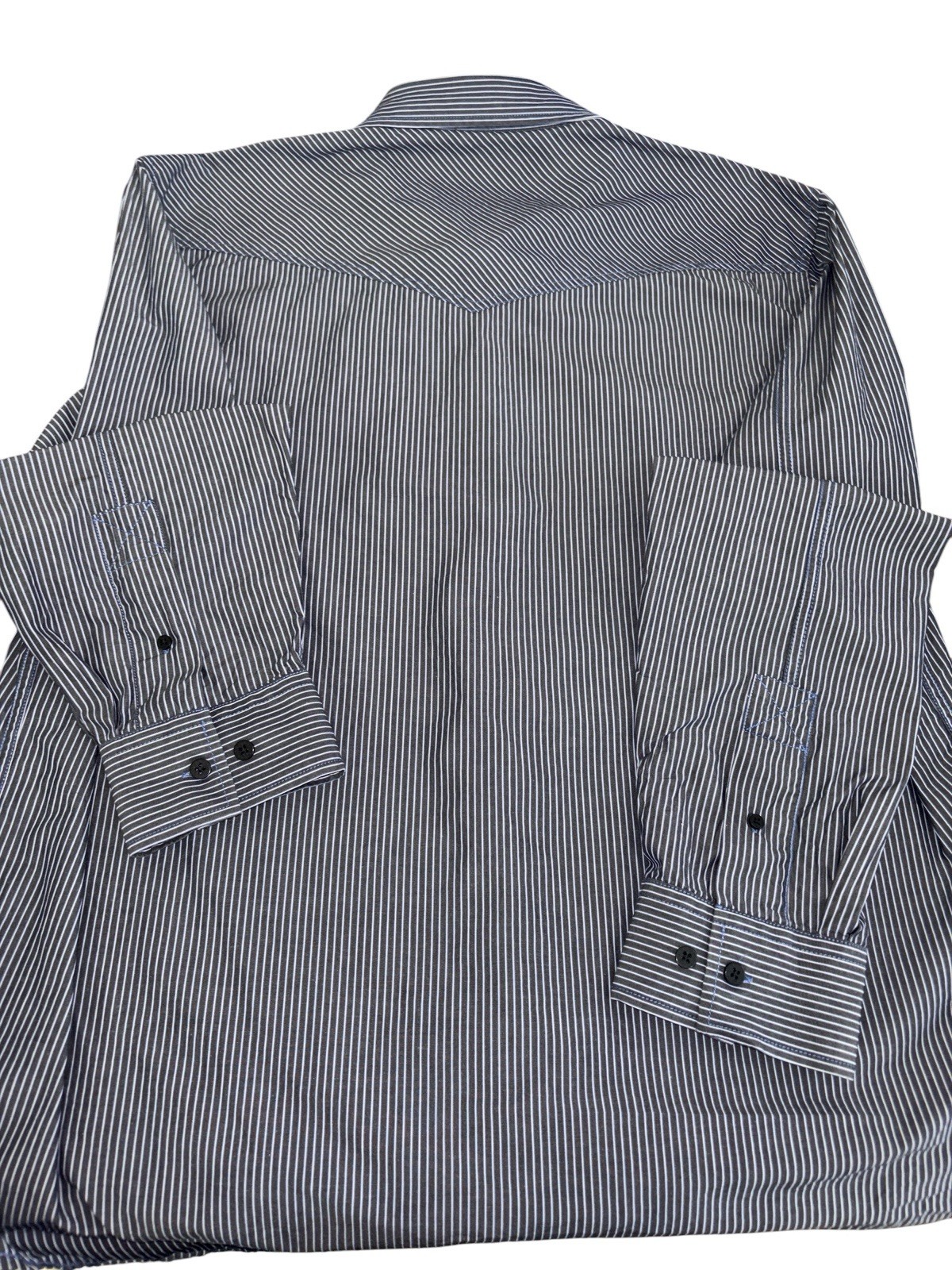 7 Diamonds Lot of 2 Men’s XXXL Big & Tall Striped Long Sleeve Dress Shirts