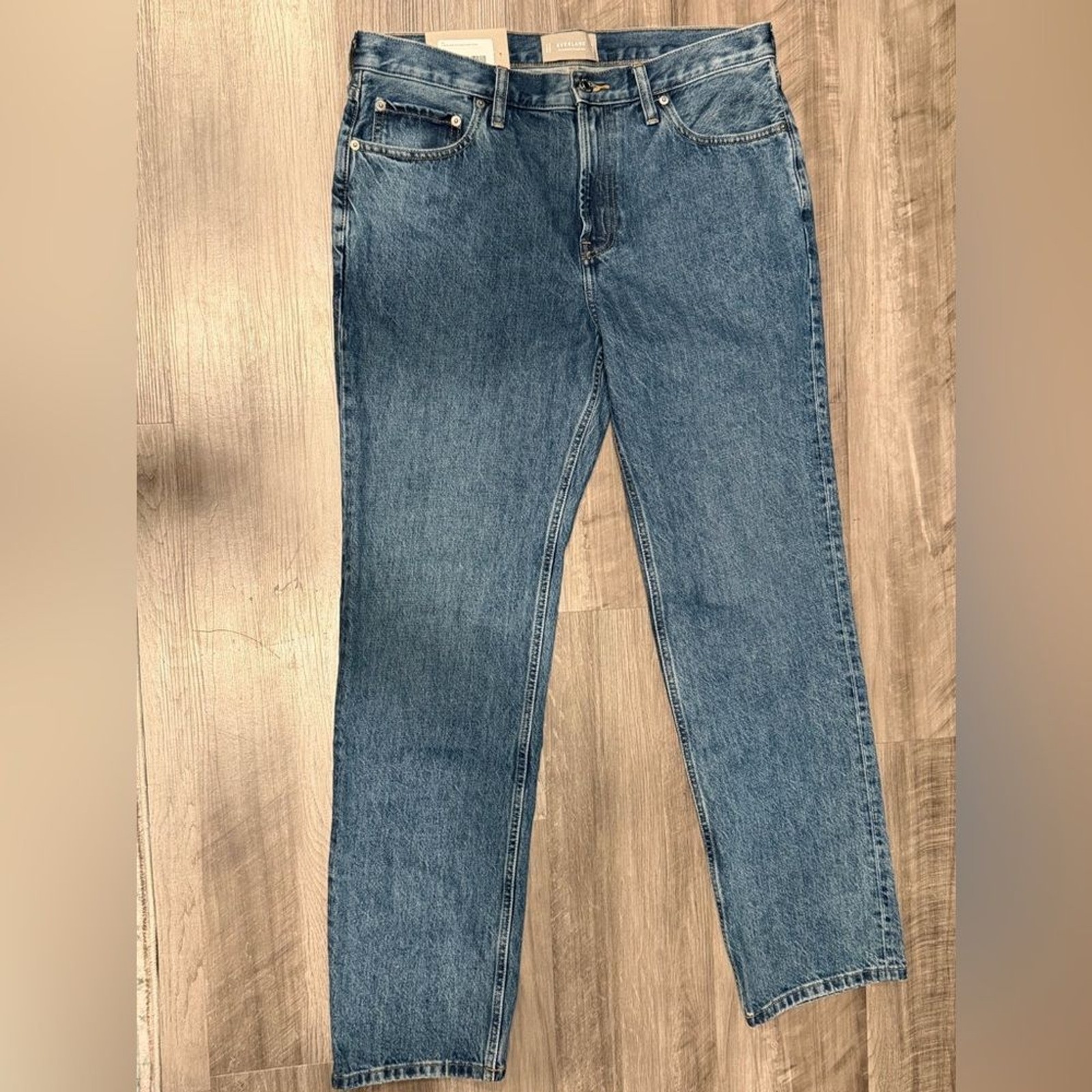 Everlane Men’s The Authentic Straight Jean 33×32 NWT