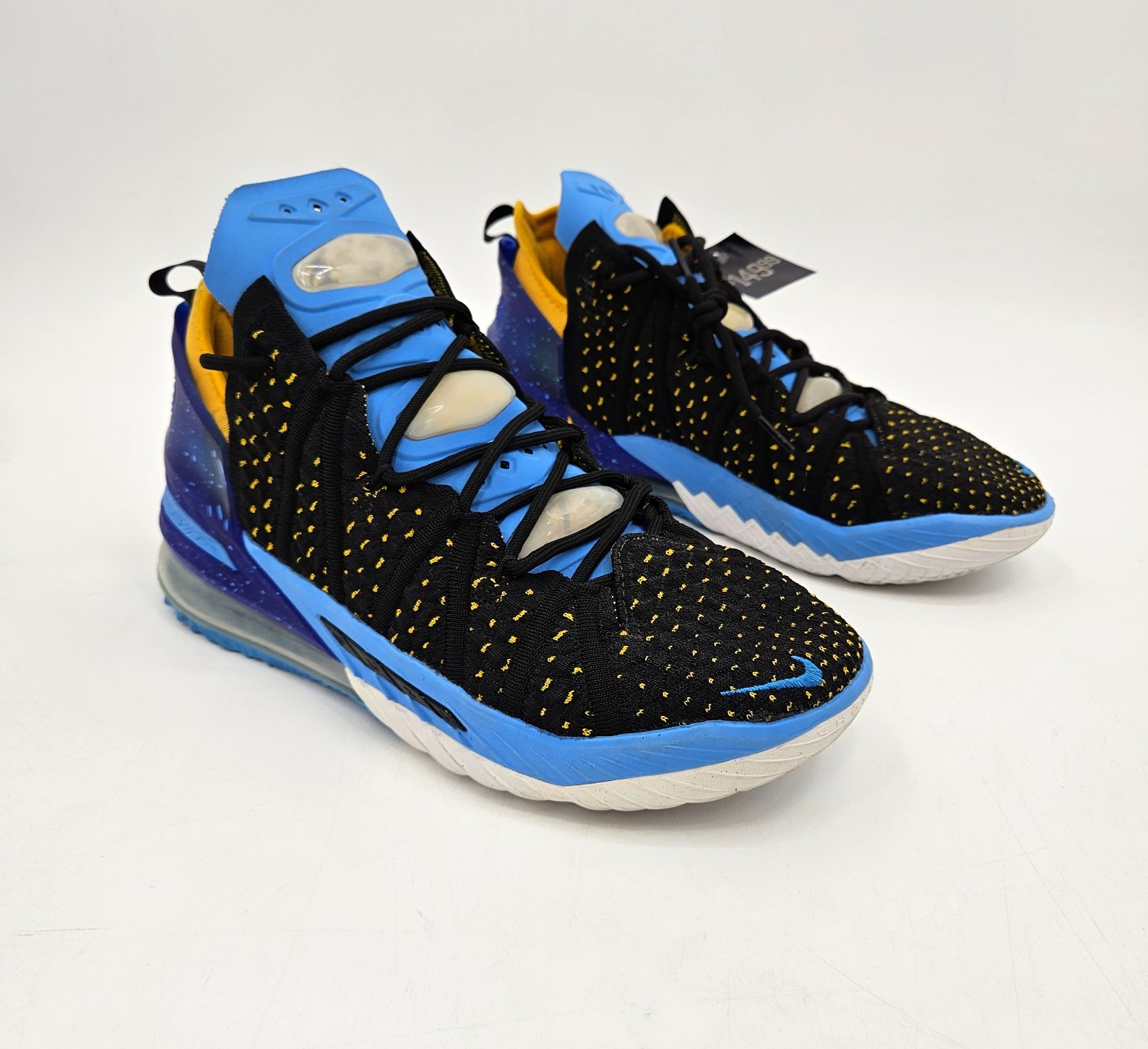 Nike LeBron 18 Dynasty Minneapolis Lakers CQ9283-006 Men’s Size 8.5 NWOB Blue