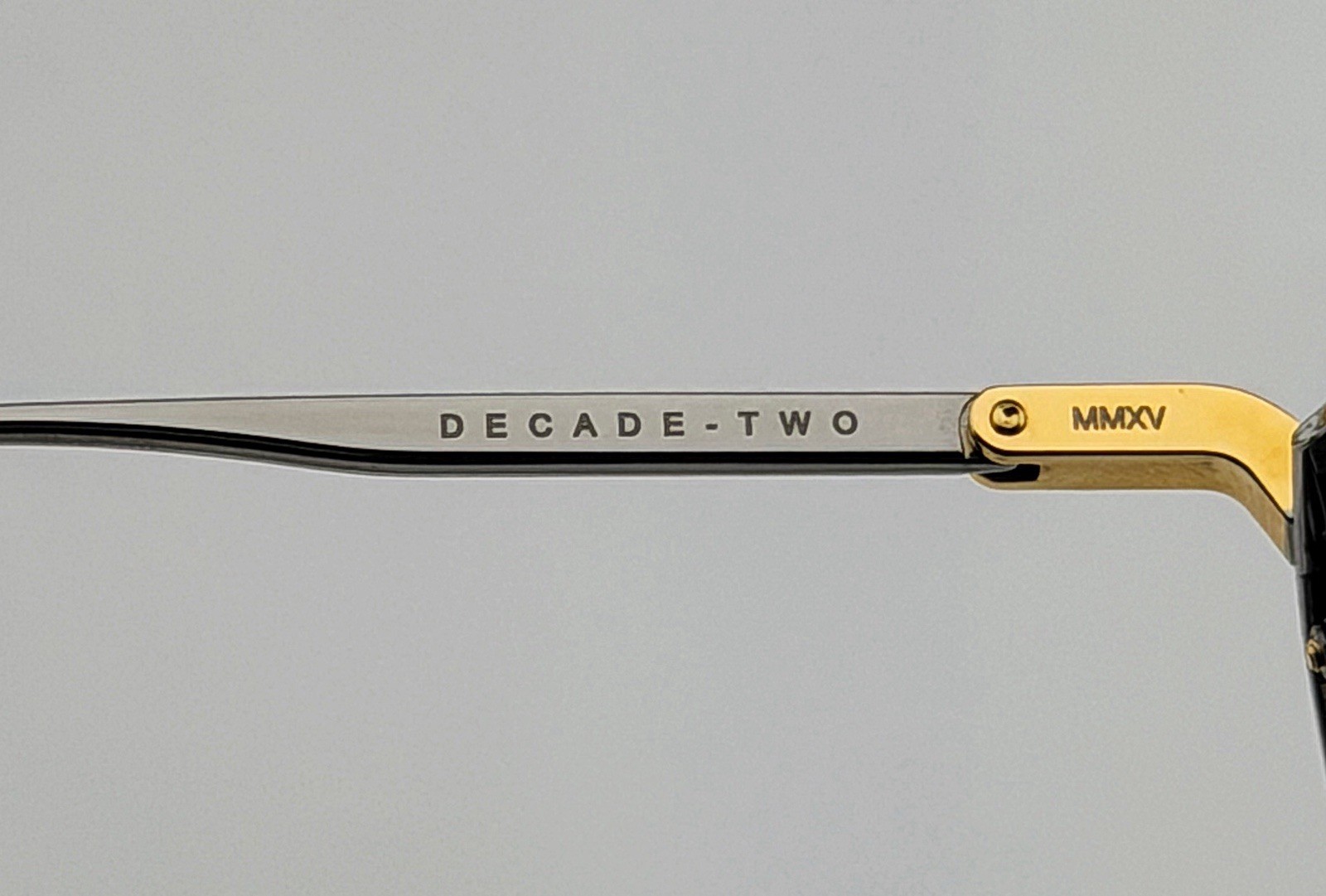 DITA Decade Two Sunglasses Silver Gold Gray Gradient 62mm DRX-2082-A-SLV-GLD NEW