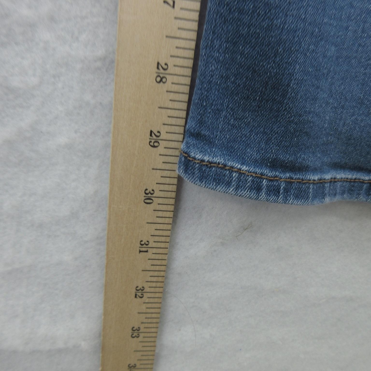Mavi Jeans Mens 33×30 Blue Medium Wash Slim Straight Stretch Denim Pants Casual
