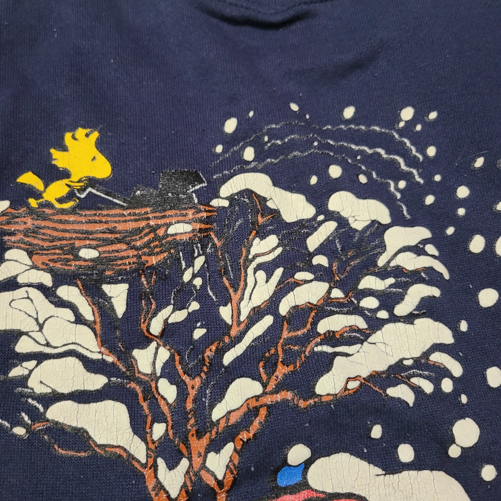 Vintage 70’s 1970s Peanuts Sweatshirt Mens Size Large Snoopy Charlie Brown