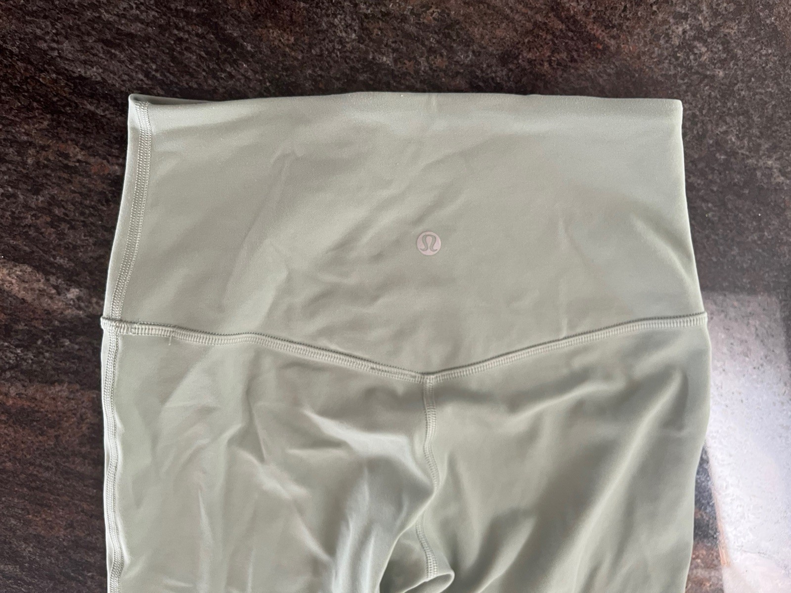 Lululemon Align High-Rise Mini-Flared Pants Palm Court Size 4 Green Leggings