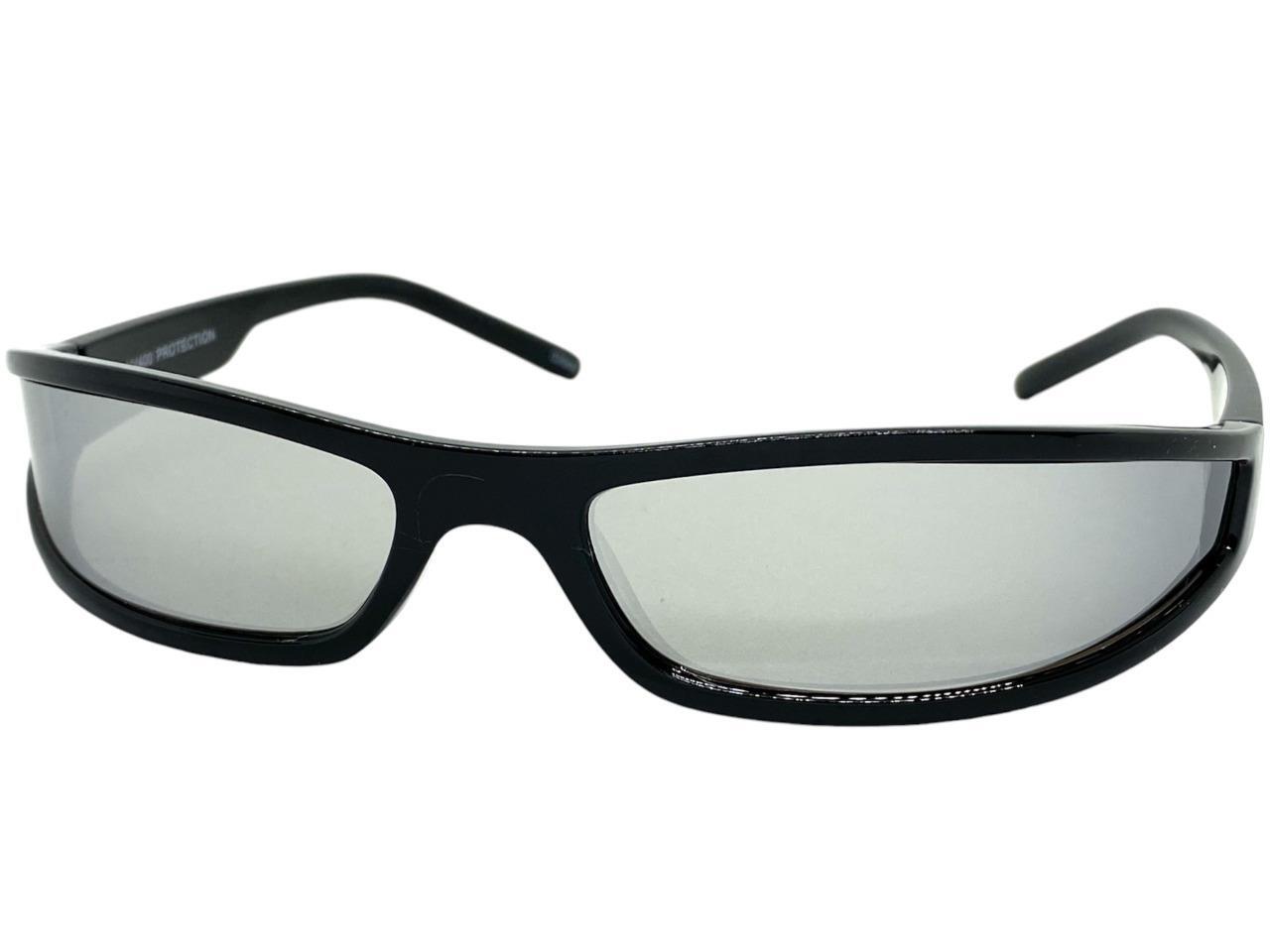 SPACE ROBOT FUTURISTIC Raver Party Biker Hardcore SUN GLASSES Thin Black Frame