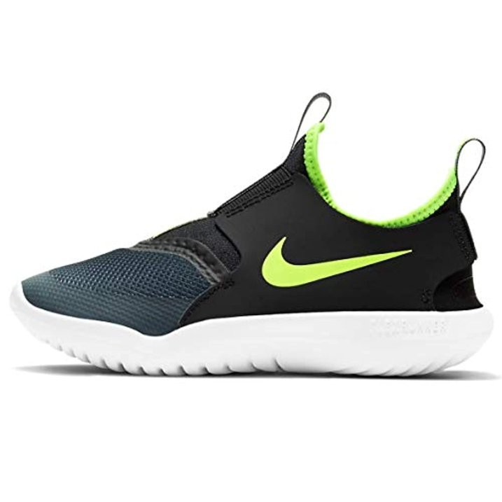 Nike Flex Runner Toddler Running Shoe Size 3C-6C Green Black New AT4665-019