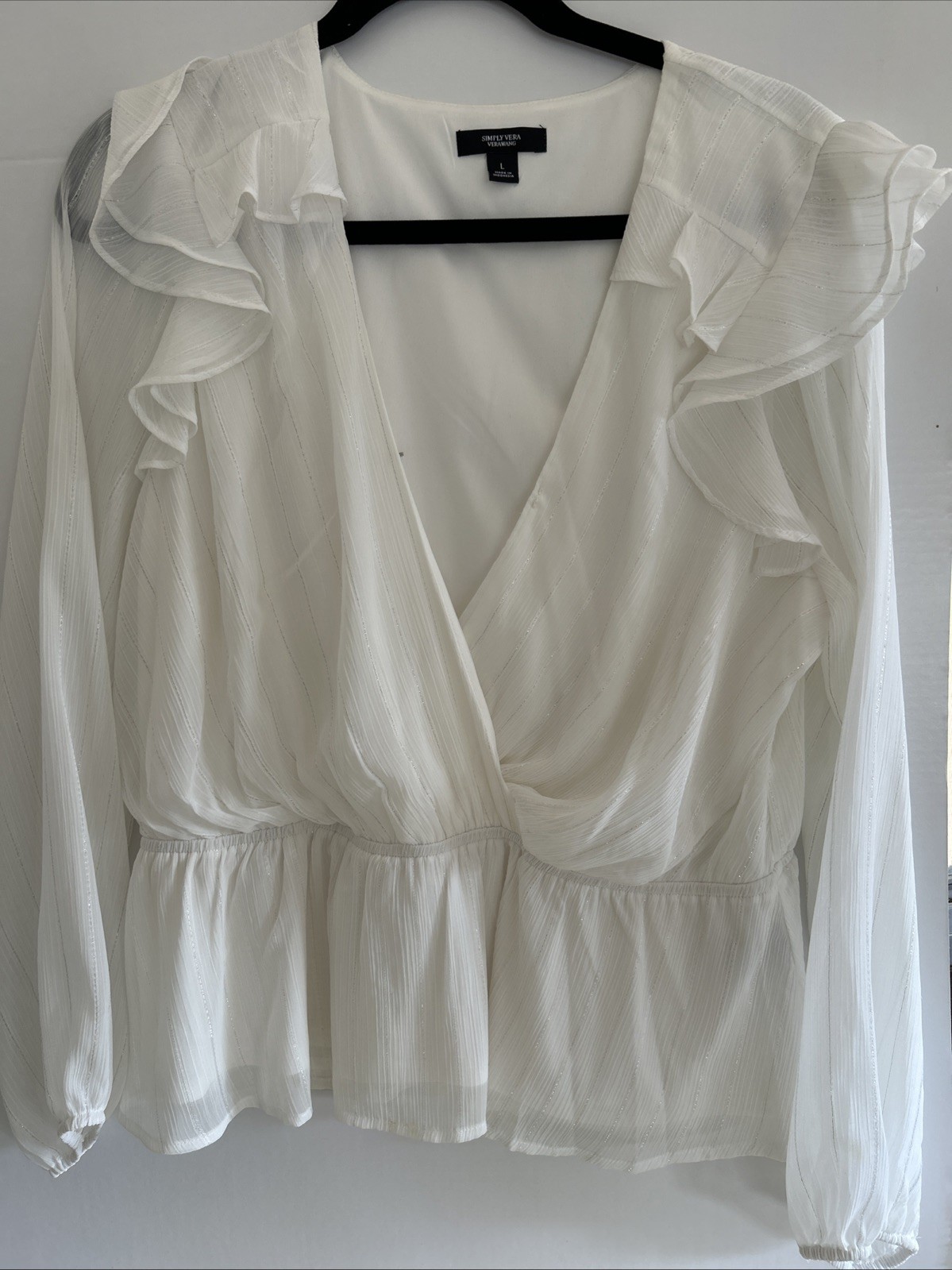 Simply Vera Wang Pullover Blouse