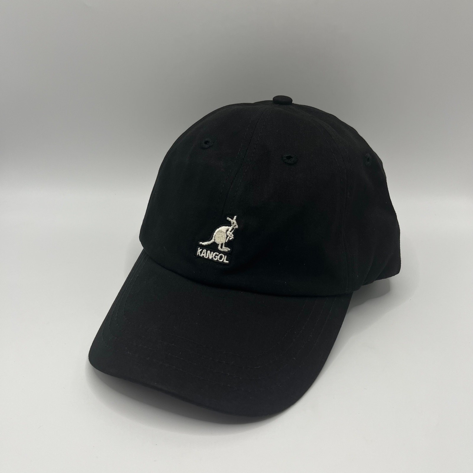 2 Pcs Kangol Baseball Cap Embroidered Logo Adjustable Cotton Dad Hat
