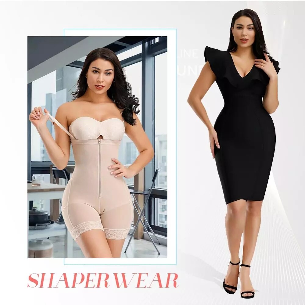 Fajas Colombianas Body Shaper Reductoras Levanta Cola Post Surgery Slim Corset