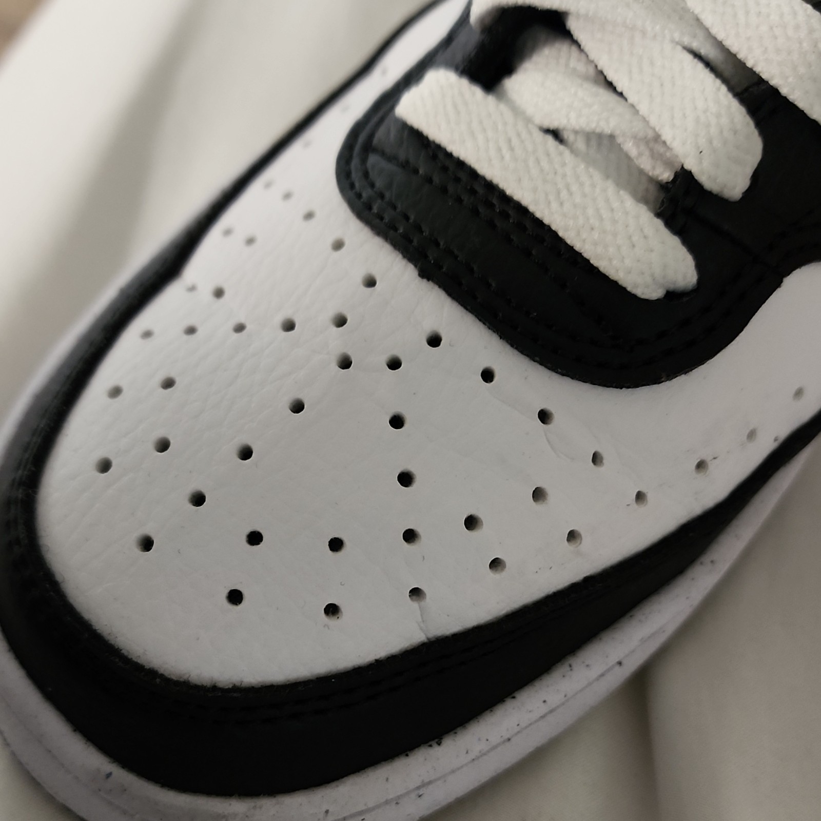Nike Court Vision Next Nature Low Men’s Sneakers Black/White Leather DH3158-003