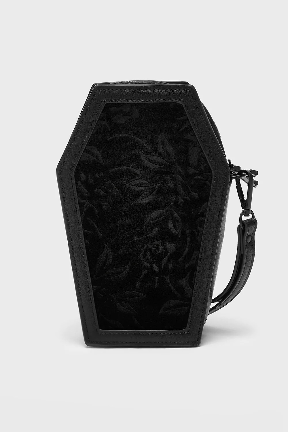 Killstar Vampire’s Kiss Coffin Wallet Burnout Velvet Black Bat Accent New In Box