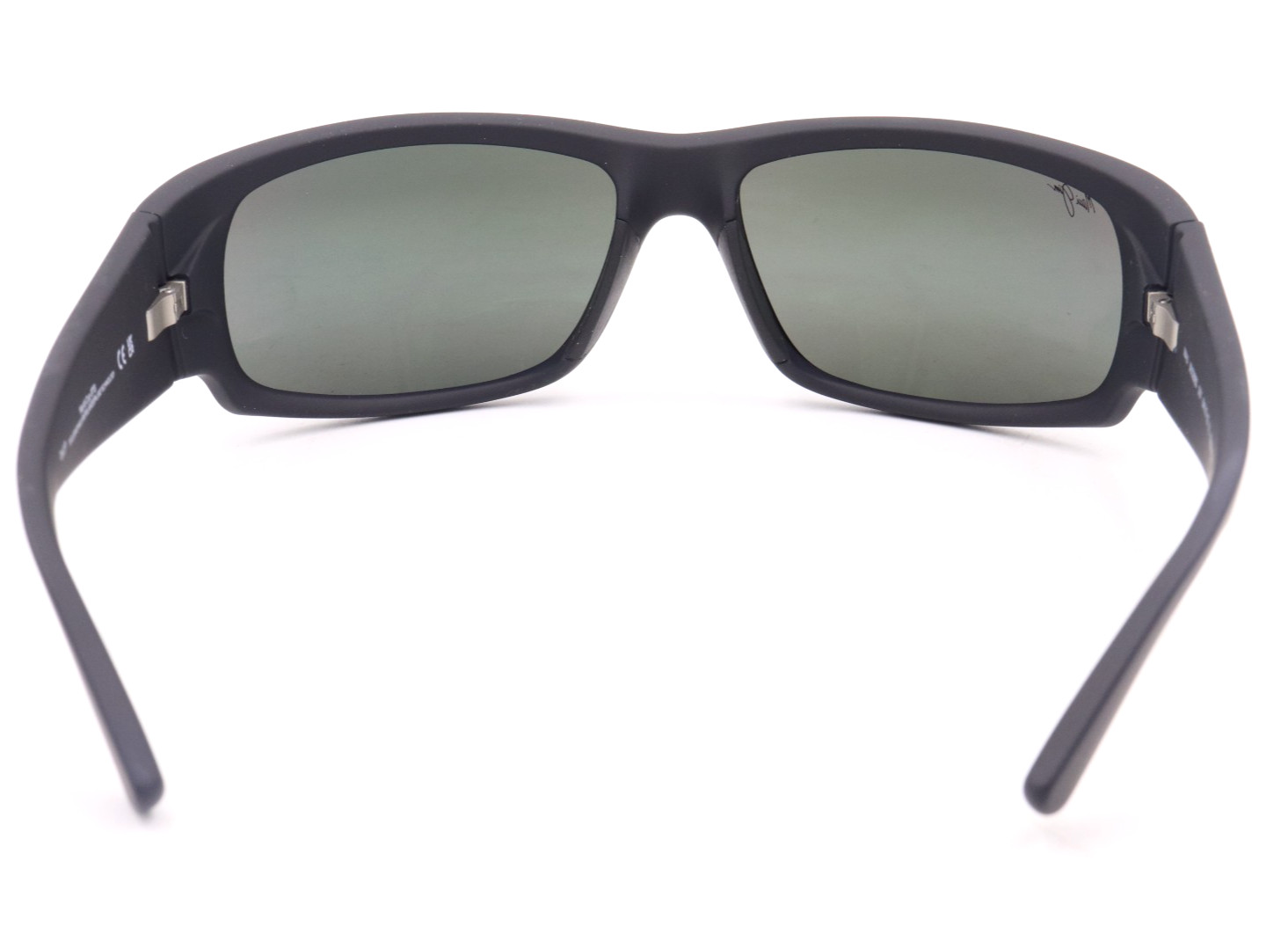 New Maui Jim WORLD CUP Black Rubber Gray Sunglasses 266-02MR / MJ0266S-001 $289