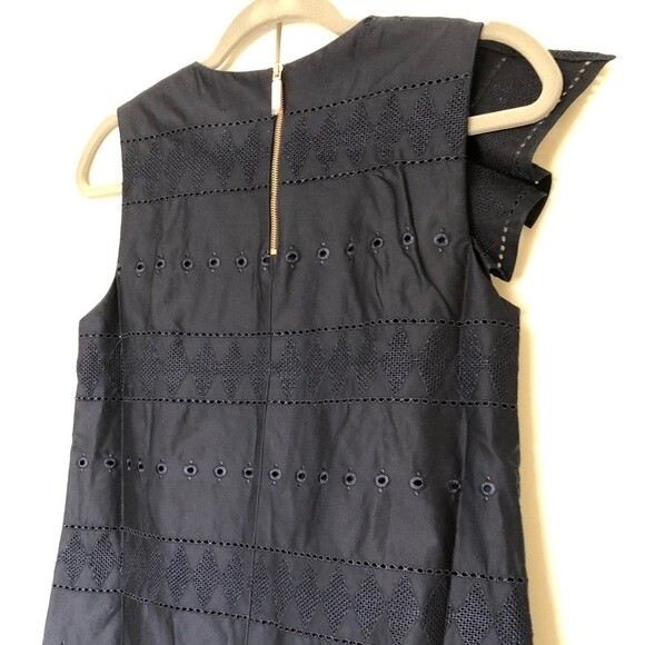Ted Baker Forelli Ruffle Embroidered Top
