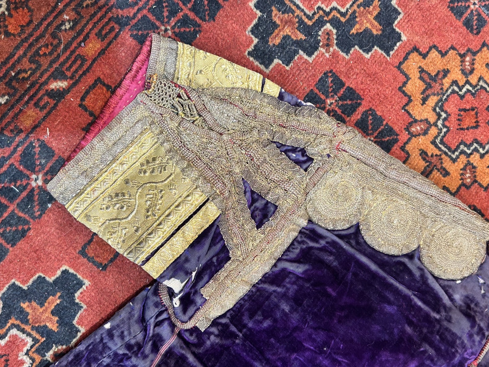 Antique Moroccan Jacket Gold Embroidered