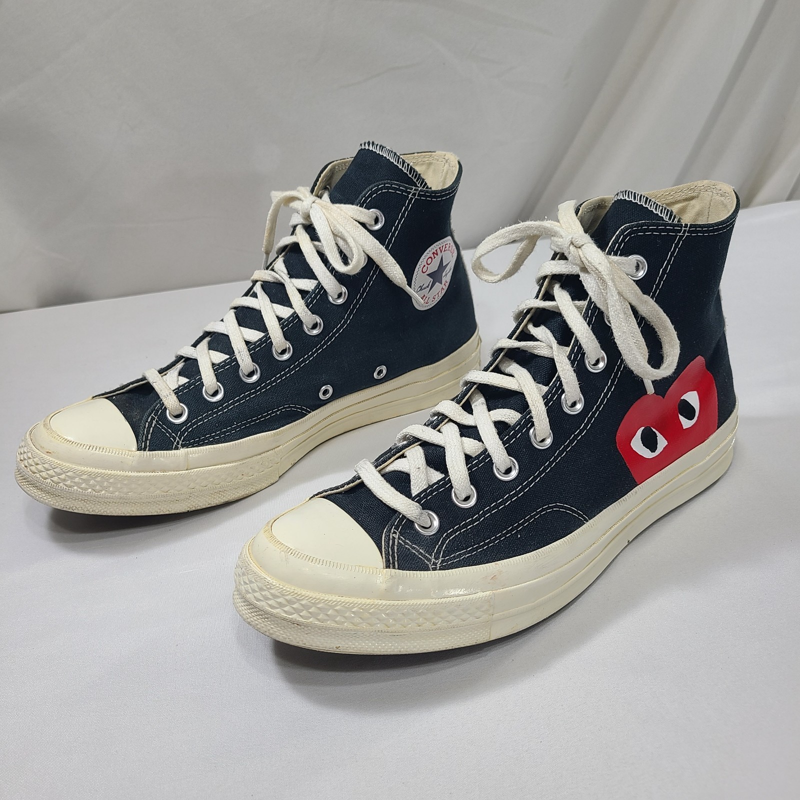 Comme des Garcons Play x Converse Chuck 70 Unisex Black Hi Top – US Size M9/W11