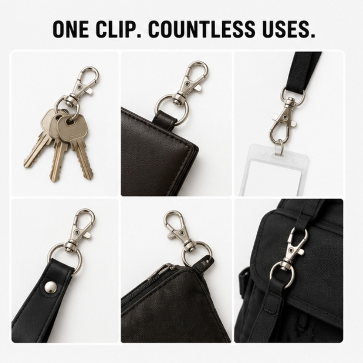 Modular Carry System Utility Pouch Swivel Clip Key Ring Everyday Carry Organizer