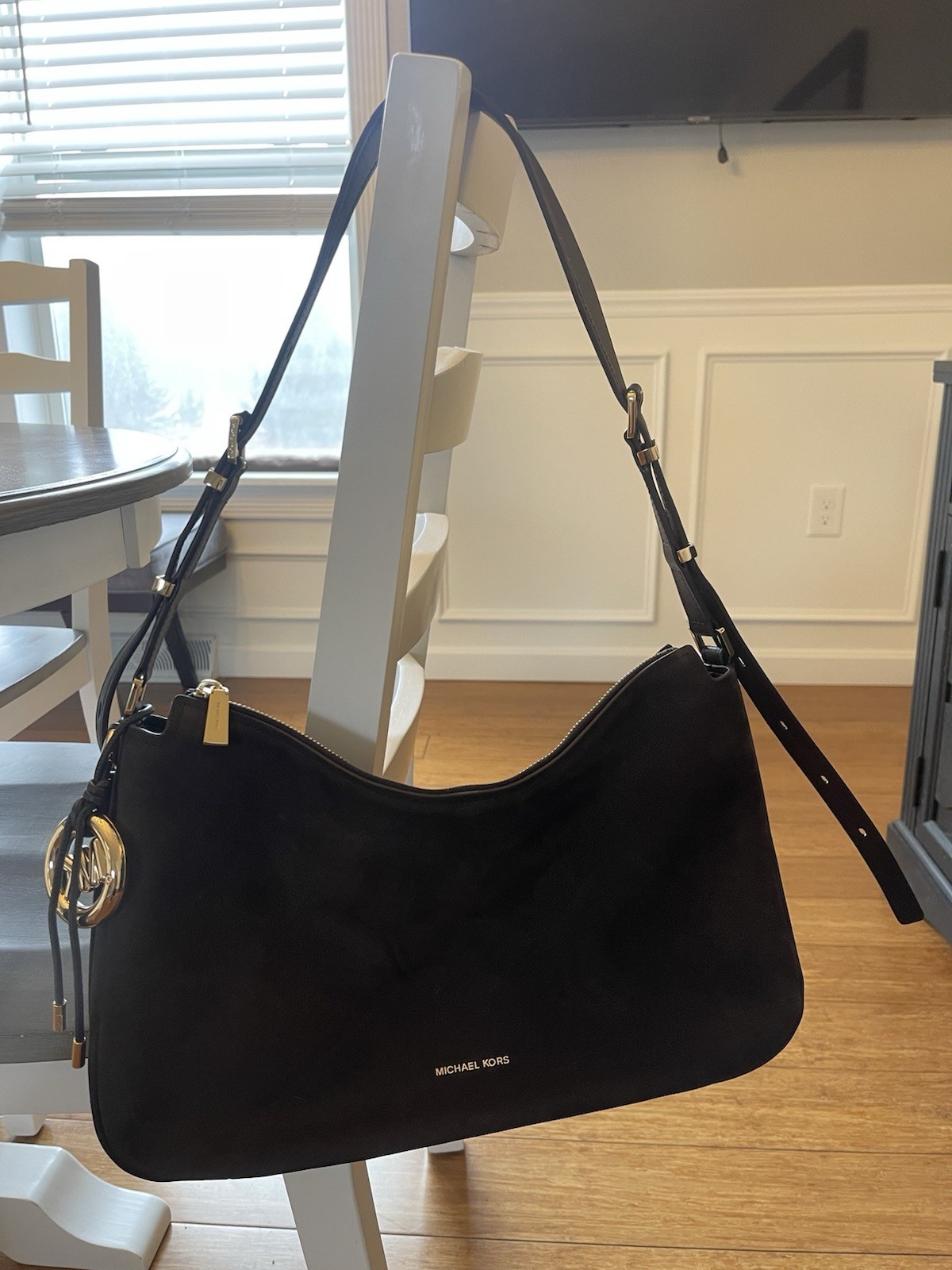MICHAEL Michael Kors Michael Kors Nolita Medium Nubuck Convertible Shoulder Bag