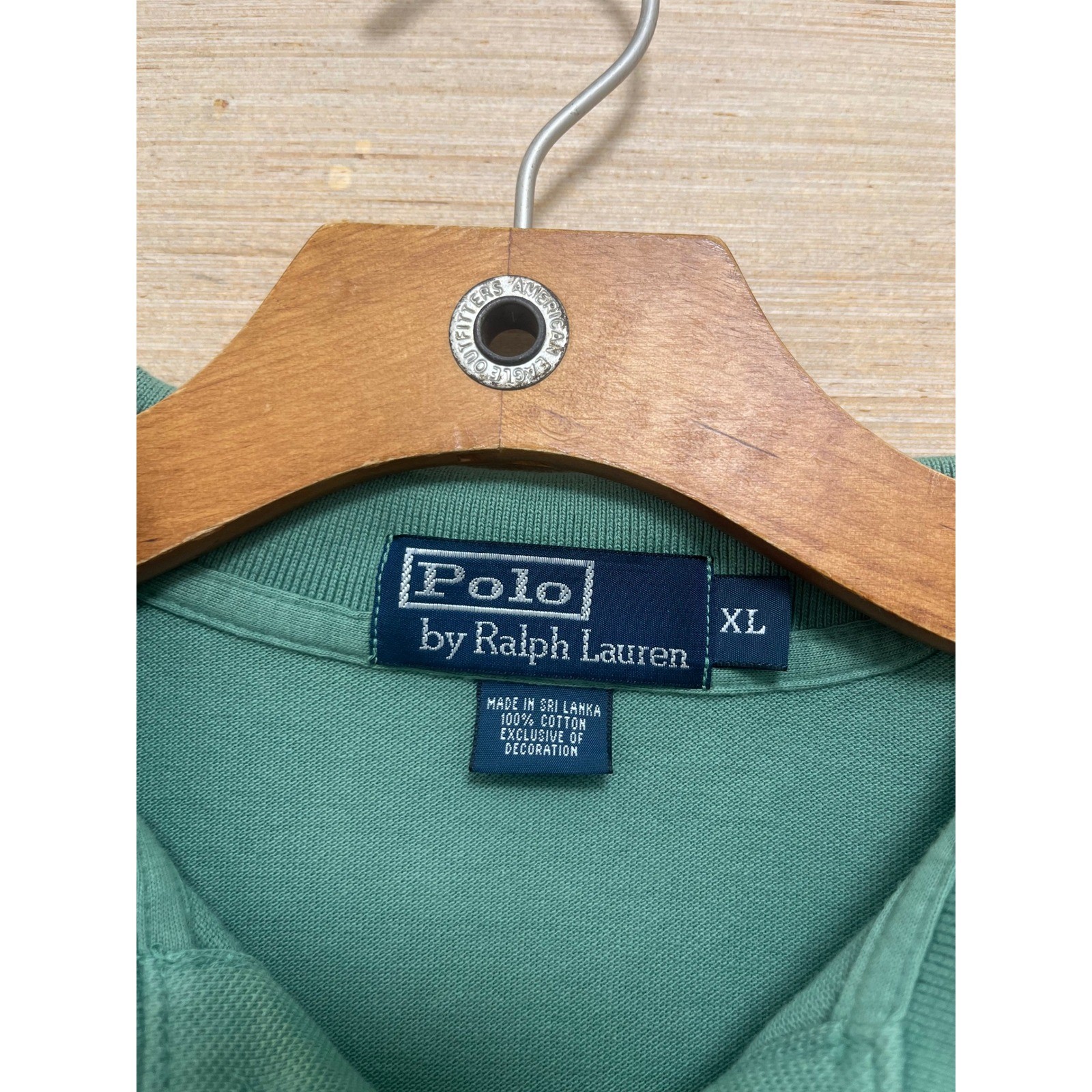Polo Ralph Lauren Men S Green Classic Fit Polo Shirt Embroidered Pony XL