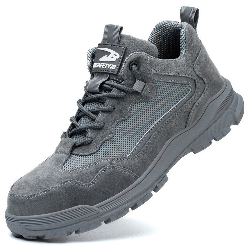 Men’s Work Boots Composite Toe Safety Shoes Lightweight Industrial Sneakers