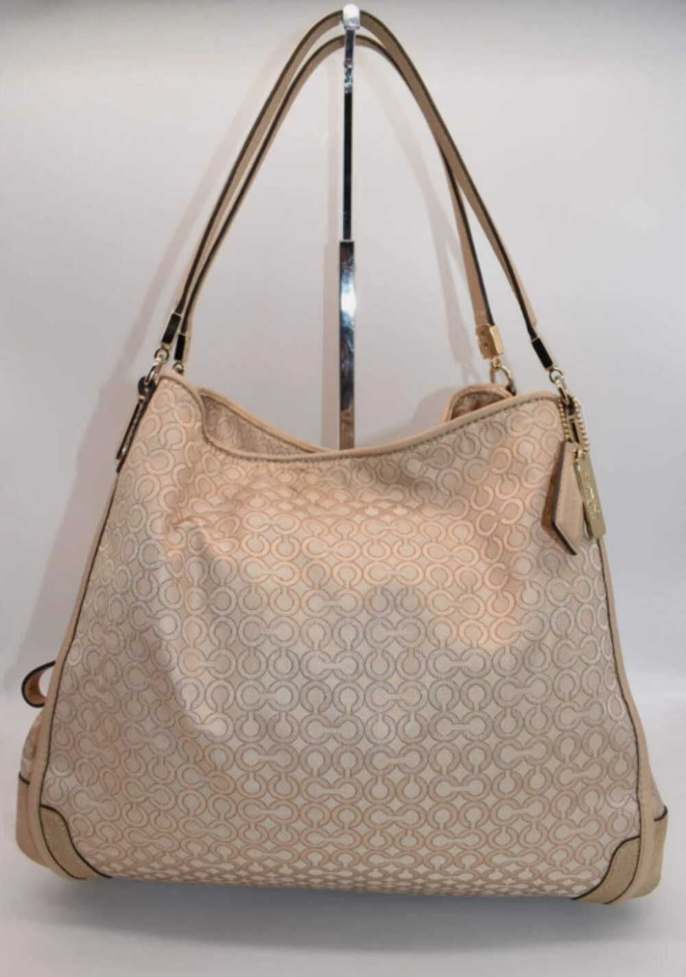 Coach Madison Phoebe Shoulder Bag in Pearl OP Art