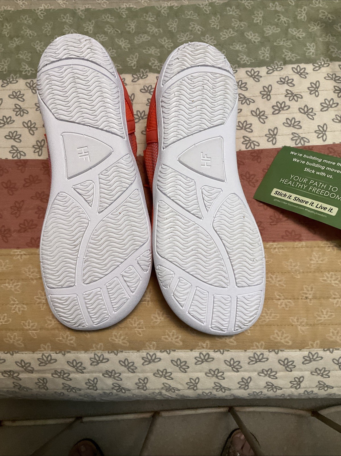 Hike Footwear HF Stride Hands Off Barefoot Orange Shoes Women’s 9 EU 40 New